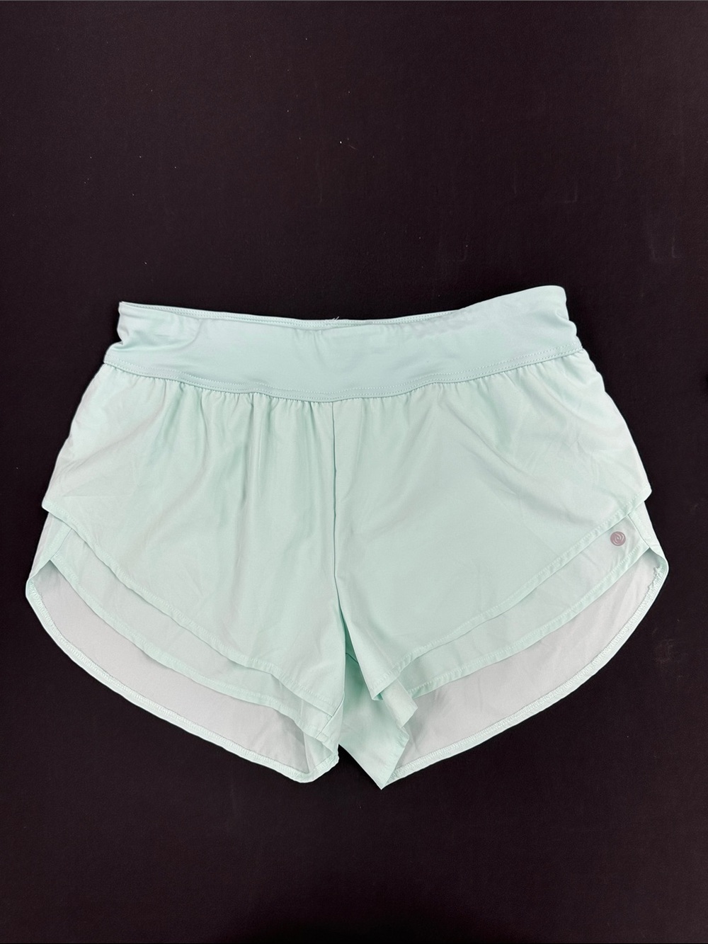 Apana Light Mint Layered Athletic Shorts